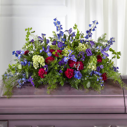 Always Treasured Casket Spray – FELTY-ROLAND FLORIST & PLANT INC, Elizabethton TN