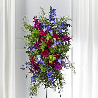 Heavenly Skies Standing Spray – FELTY-ROLAND FLORIST & PLANT INC, Elizabethton TN