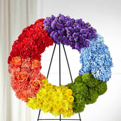 Circle of Love Wreath – FELTY-ROLAND FLORIST & PLANT INC, Elizabethton TN