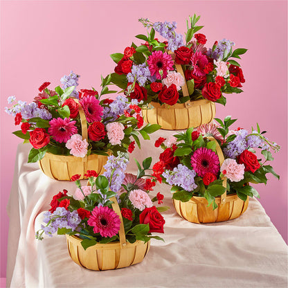 Pink Picnic Basket – FELTY-ROLAND FLORIST & PLANT INC, Elizabethton TN