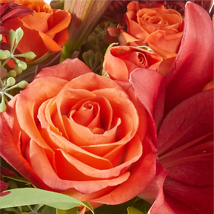 Crimson Leaves Bouquet – FELTY-ROLAND FLORIST & PLANT INC, Elizabethton TN
