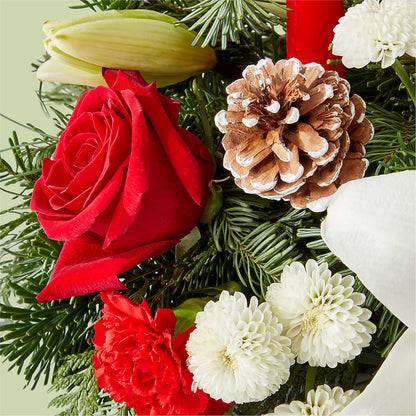 Seasonal Festivities Centerpiece – FELTY-ROLAND FLORIST & PLANT INC, Elizabethton TN