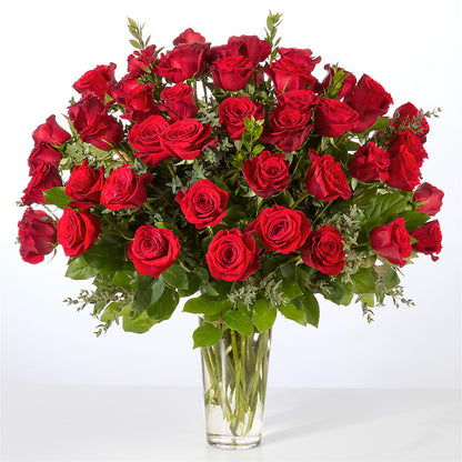 Forever Yours Fifty Stem Red Rose Bouquet – FELTY-ROLAND FLORIST & PLANT INC, Elizabethton TN