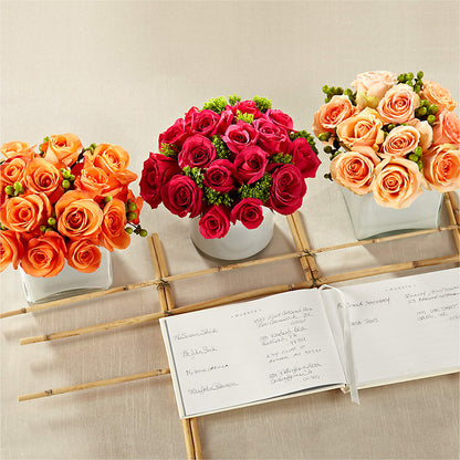 Dawn Rose Centerpiece – FELTY-ROLAND FLORIST & PLANT INC, Elizabethton TN